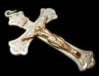 Hirten Ornate Crucifix Rosary Making Parts