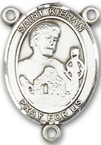 St. Kieran - .75" Oval - Sterling Silver Centerpiece