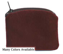 Maroon velvet rosary case / rosary pouch