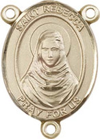 St. Rebecca  - .75" Oval - Gold Filled Centerpiece