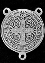 St. Benedict Jubilee - .625" - Pewter Centerpiece