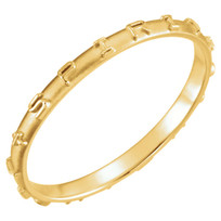 Come Holy Spirit Ring Yellow Gold