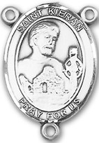 St. Kieran - .75" Oval - Pewter Centerpiece 