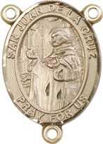 San Juan De La Cruz - .75" Oval - Gold Filled Centerpiece