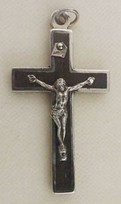 Ebony Inlaid Crucifix