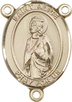 St. Alice - .75" Oval - Gold Filled Centerpiece