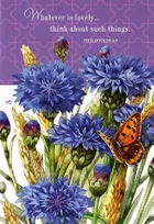 Floral Design Birthday Card