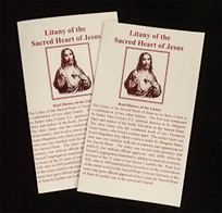 Litany of the Sacred Heart Pamphlet Leaflet
