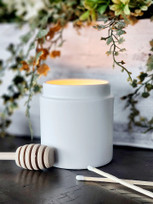 100% beeswax tin candle