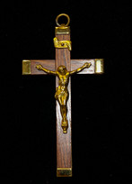 Sisters of Carmel: Wood Inlaid Crucifixes