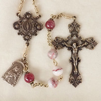 Vintage Style St. Therese rosary