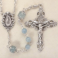 Aquamarine Rosary Aquamarine Rosary