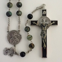 African turquoise warrior's rosary