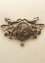 Ecce Homo Rosary center with passion flowers