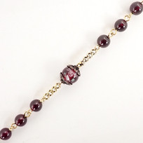 Garnet Vintage Rosary