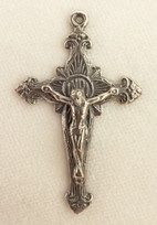 Ferns and Flowers crucifix