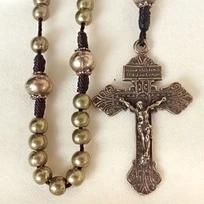 Bronze Military Cord Rosary