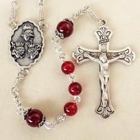 Red jade Rosary