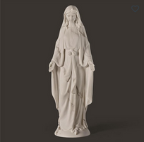Sacred Heart of Jesus Marble Resin Statue 