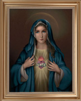 Immaculate Heart of Mary Framed Art Print by Simeone 