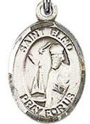 Sts. Elmo - .50" Oval - Sterling Silver Side Medal