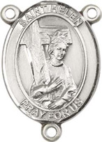 St. Helen   - .75" Oval - Sterling Silver Centerpiece