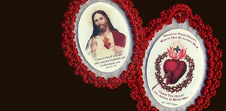 Sacred Heart of Jesus Relic Badge