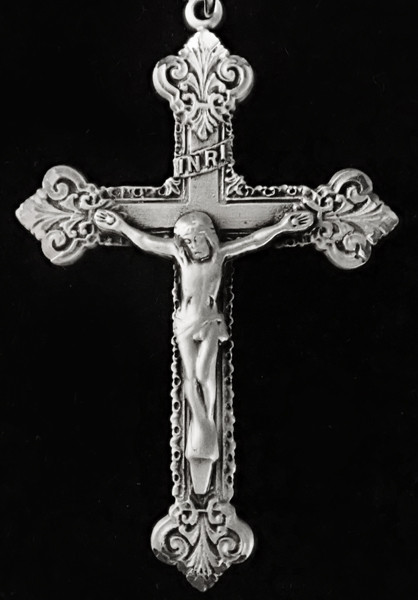 Antique Engraved Crucifix - 2.25