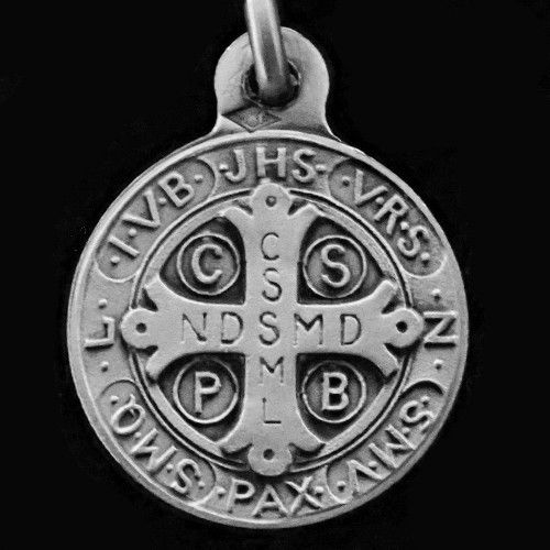 Waterproof Mens St. Benedict Cross Necklace — WE ARE ALL SMITH