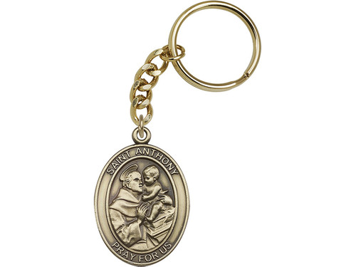 Sisters of Carmel: St. Anthony Oval Key Chain
