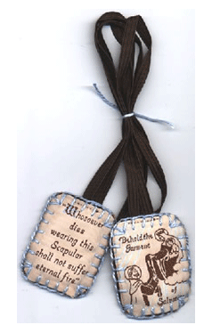 Brown Scapular of Our Lady of Mt. Carmel