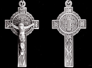 Lily St. Benedict Crucifix - 1.5