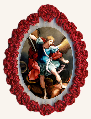 Saint Michael the Archangel Relic Badge - Sisters of Carmel