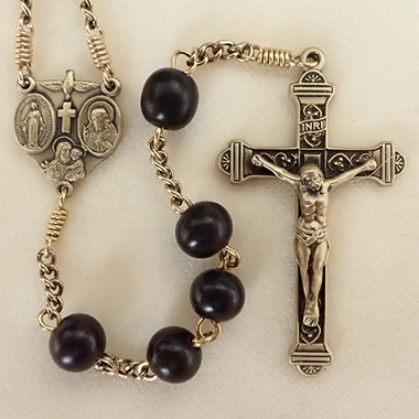 Ebony Rosary 黒檀象嵌ロザリオ(17) ebony-brass-rosary-2__83248.