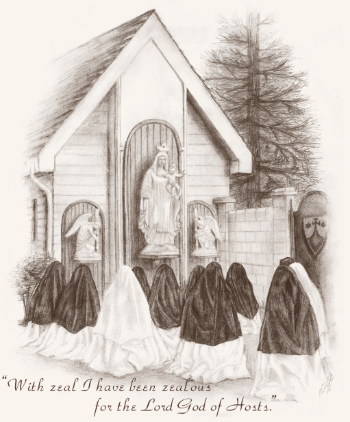 About us image. With zeal I have been zealous for the lord god of hosts.