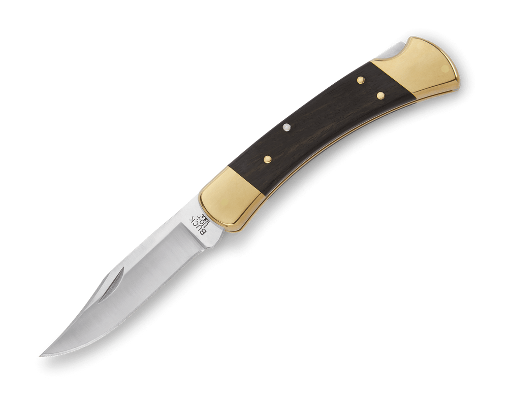 Buck 110 Folding Hunter Knife with Leather Sheath - Buck® Knives 