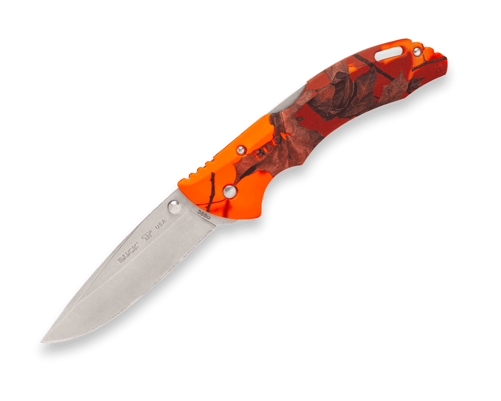 366 Rival III Knife with Bantam Handle - Blaze Breakup Camo - Buck ...