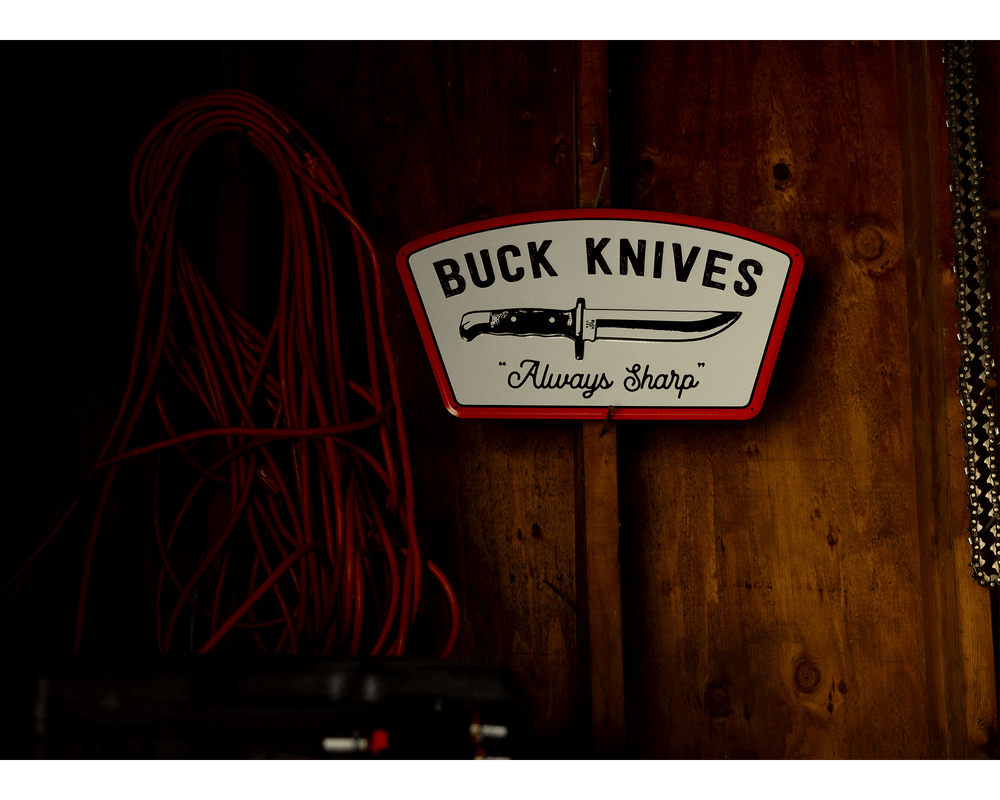 Buck Knives Tin Tacker Sign - Thumbnail 3