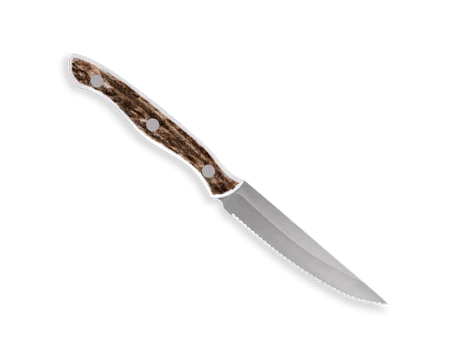 4 Piece Steak Knife Set, Elk