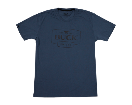 Navy Buck Logo T-Shirt