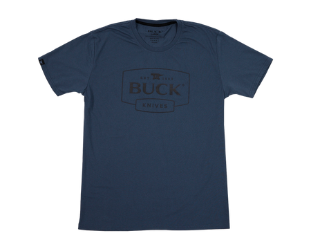 Navy Buck Logo T-Shirt
