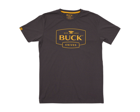 Charcoal Buck Logo T-Shirt