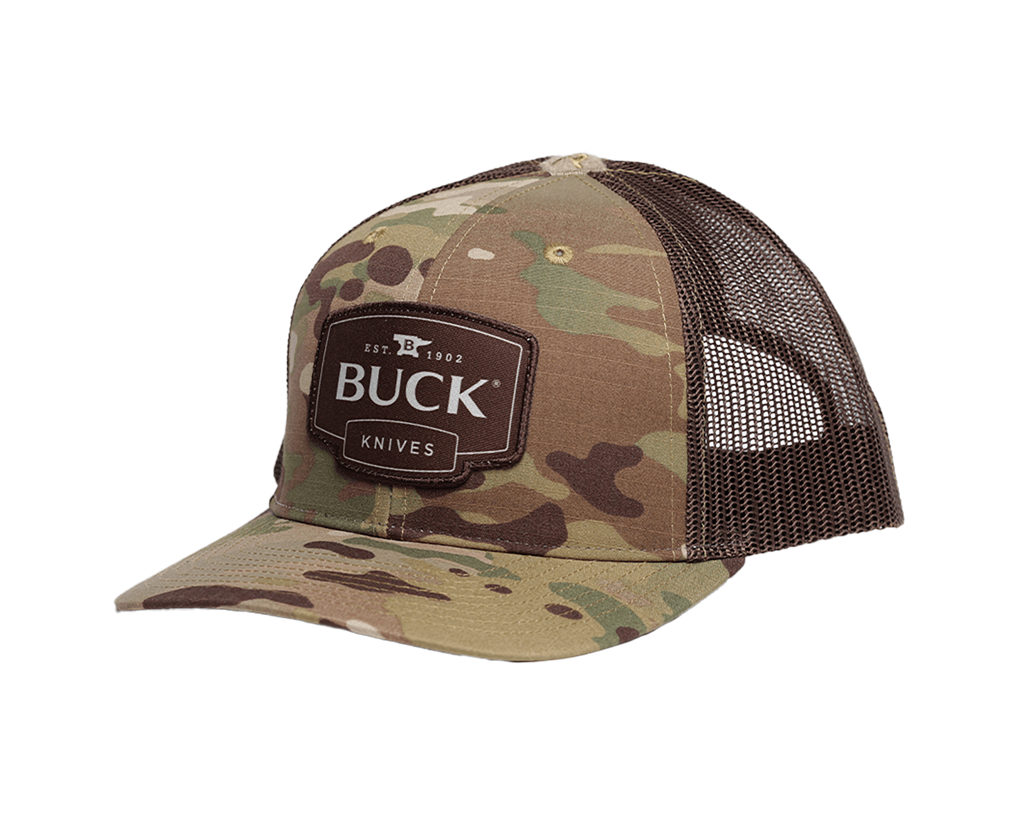 Buck Multicam Trucker Hat