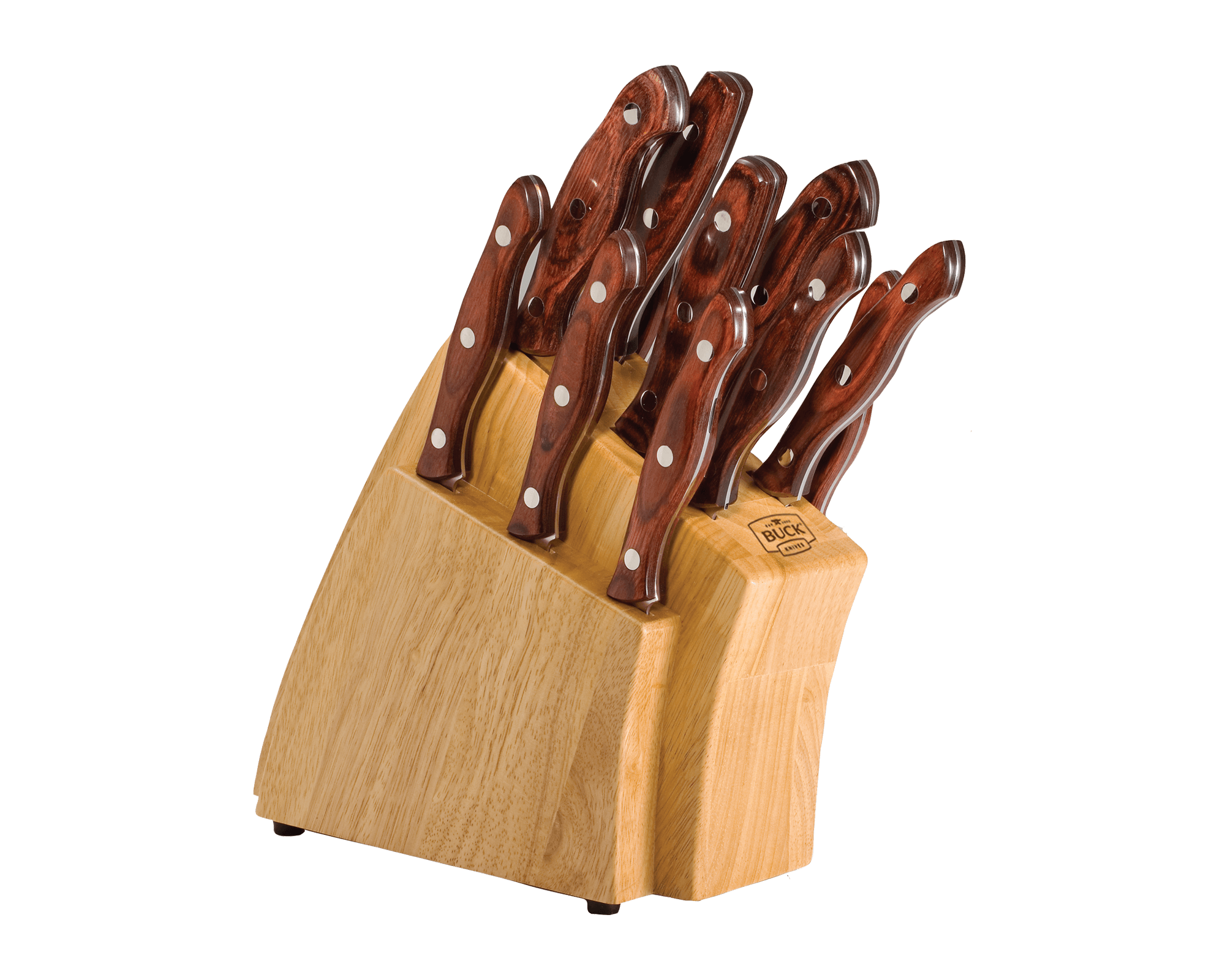 12 Piece Kitchen Cutlery Set with Wood Block