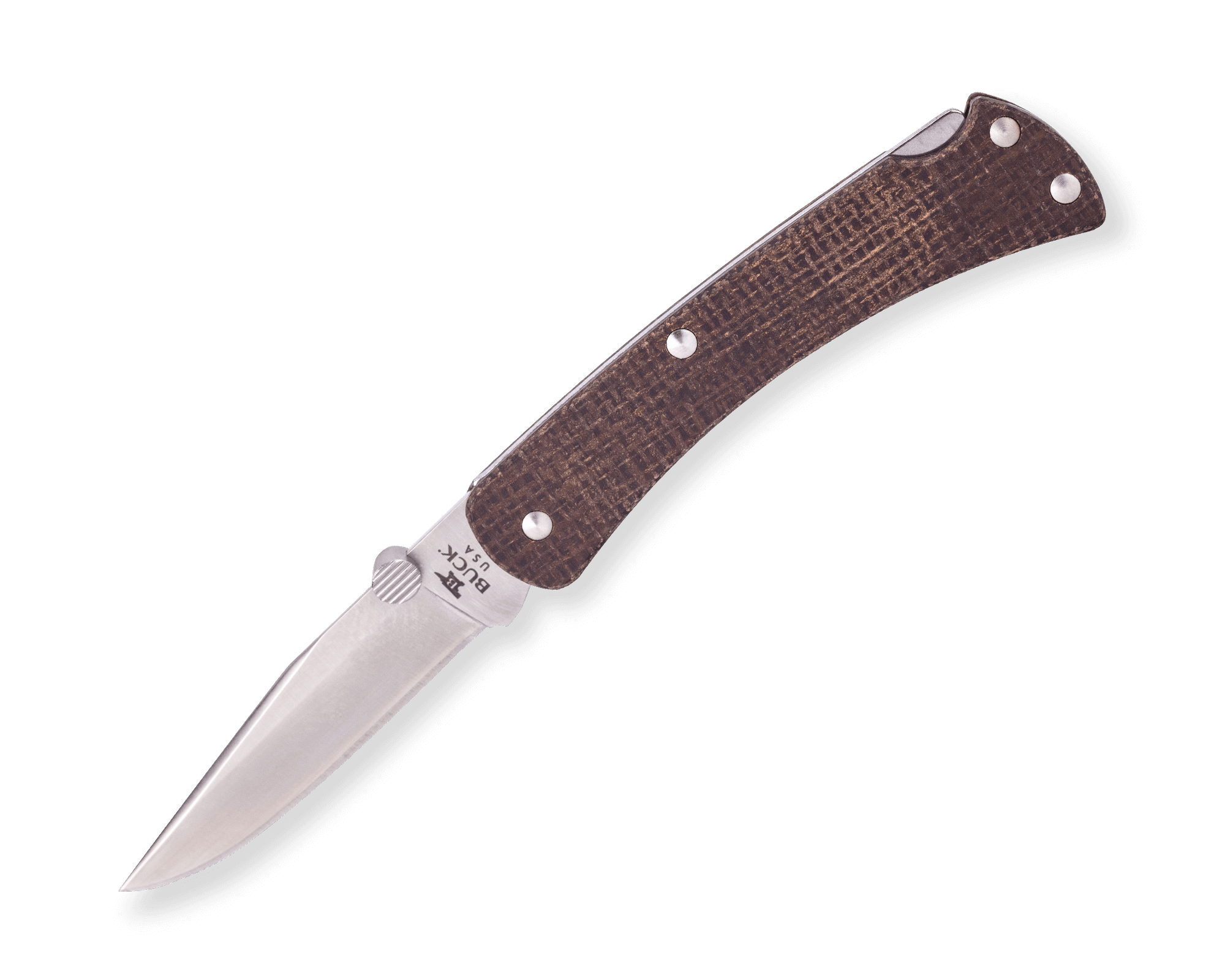 110 Slim Pro Knife - S45VN Burlap Micarta