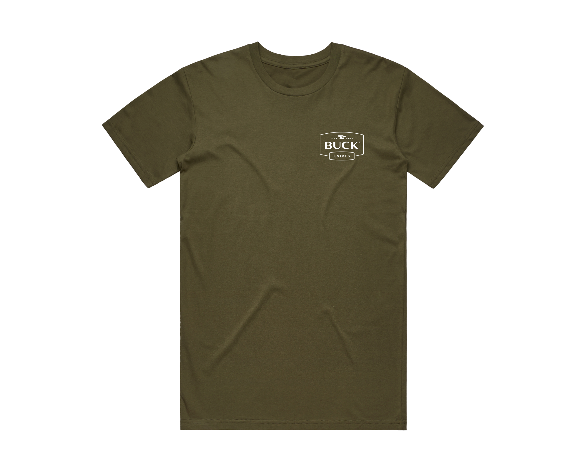 Buck Logo T-Shirt, O.D. Green