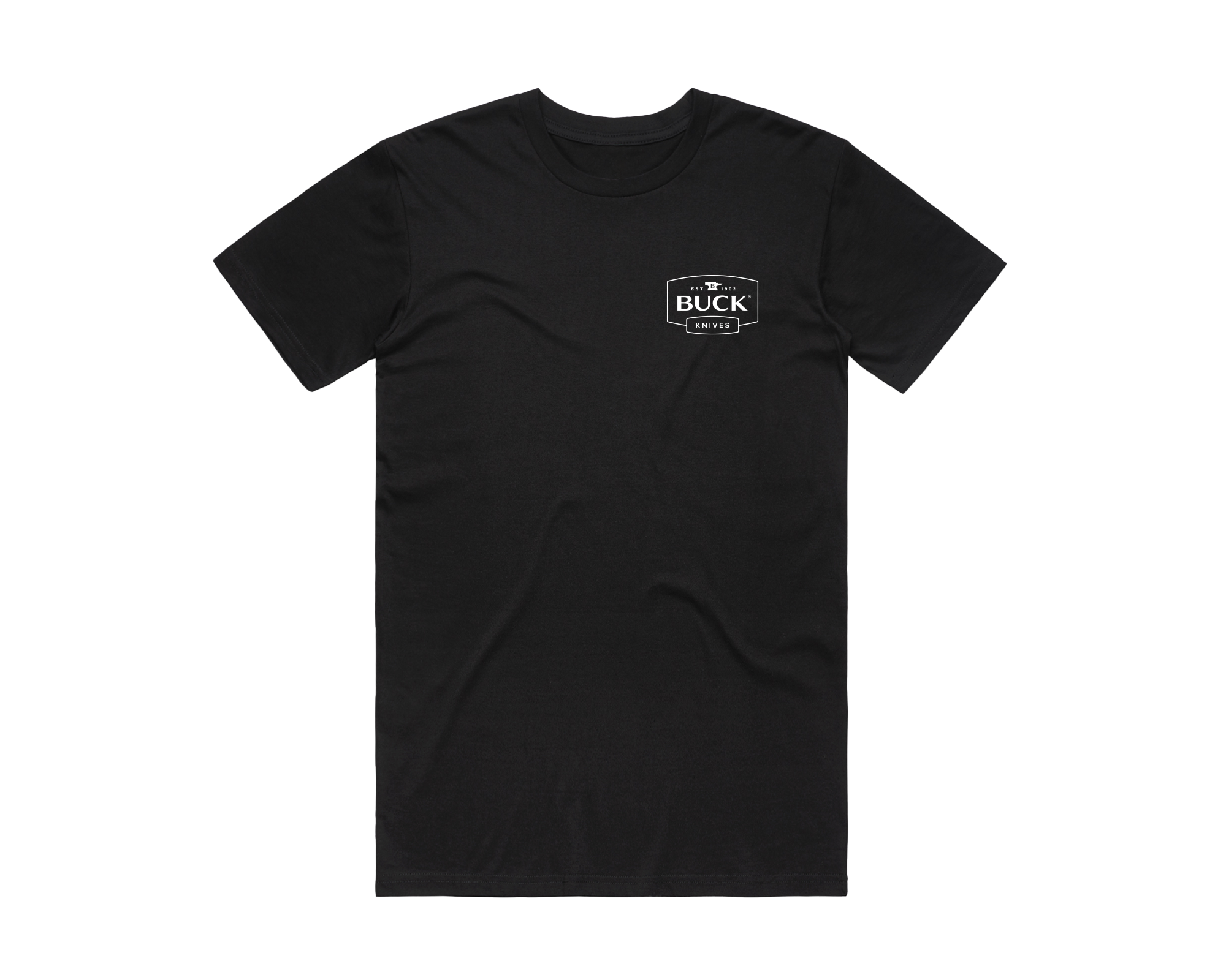 Buck Logo T-Shirt, Black