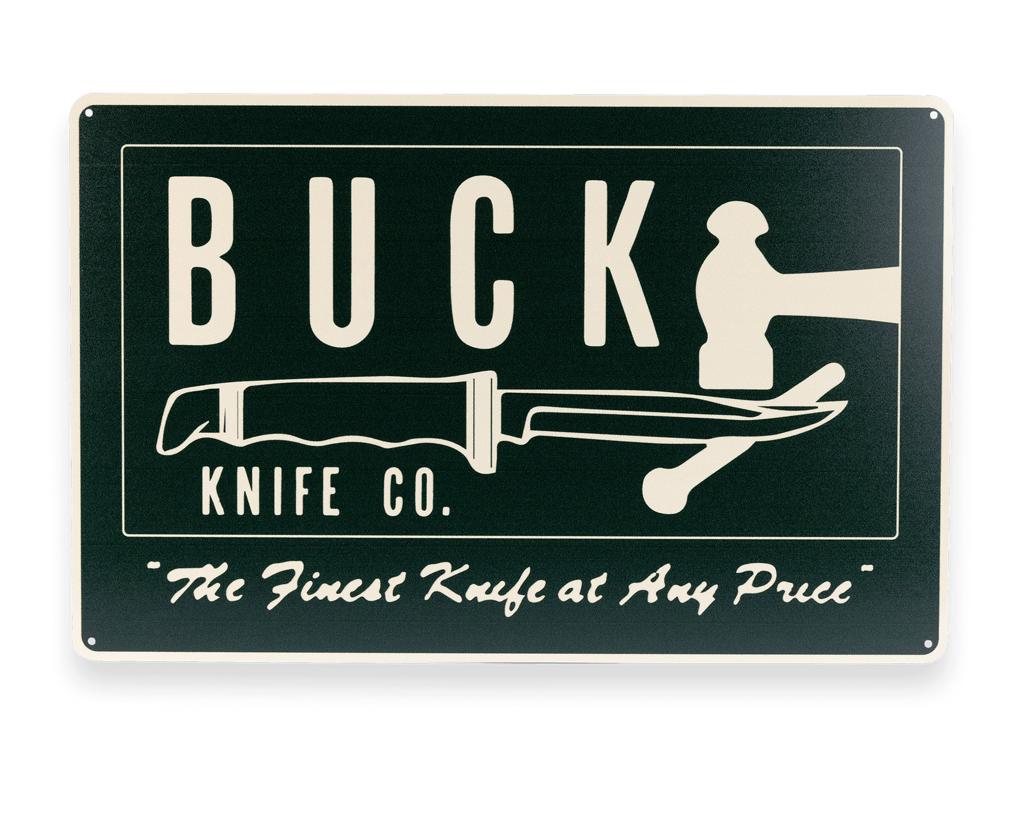 Finest Knives Tin Tacker Sign