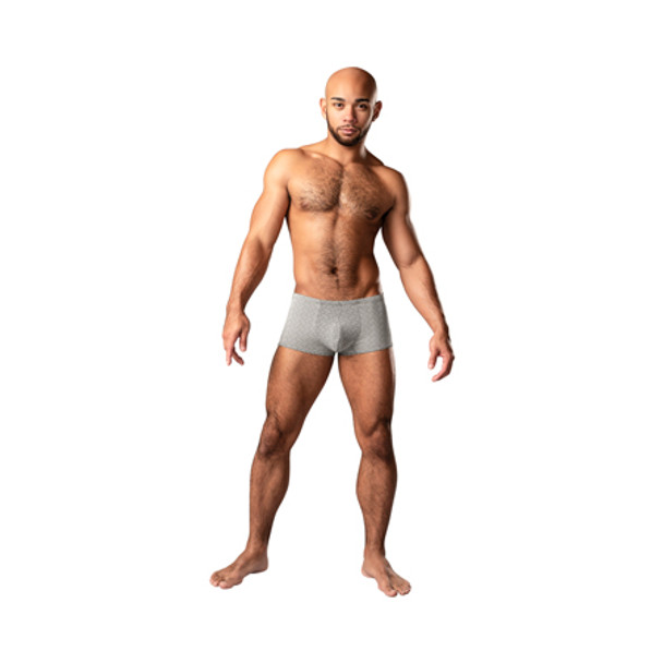 Male Power Labyrinth Mini Short Grey Weave XL
