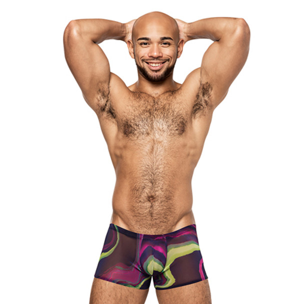 Male Power Galactic Mini Short Print M